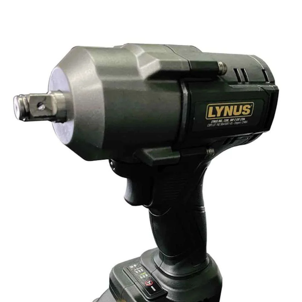 Chave de Impacto a Bateria 20V Lynus Potência, Autonomia e Mobilidade em Alto Desempenho