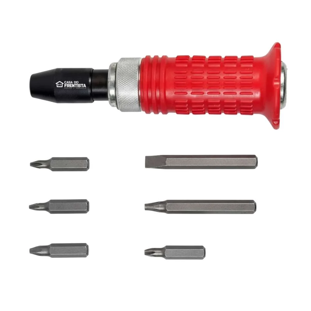 Chave de Impacto Martelete 1/2" Estojo Plástico