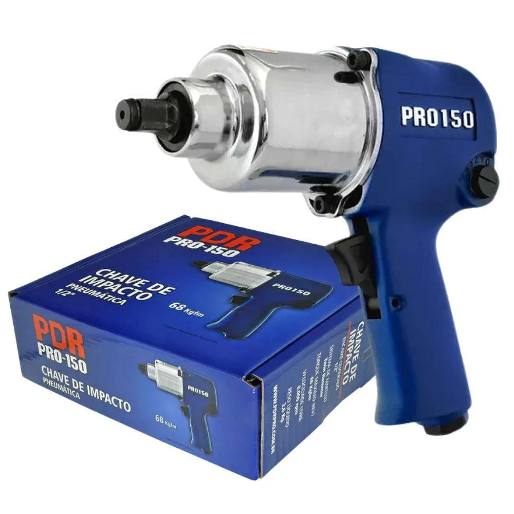 Chave de Impacto Pneumática 1/2" 68 Kgf Pro-150 Pdr