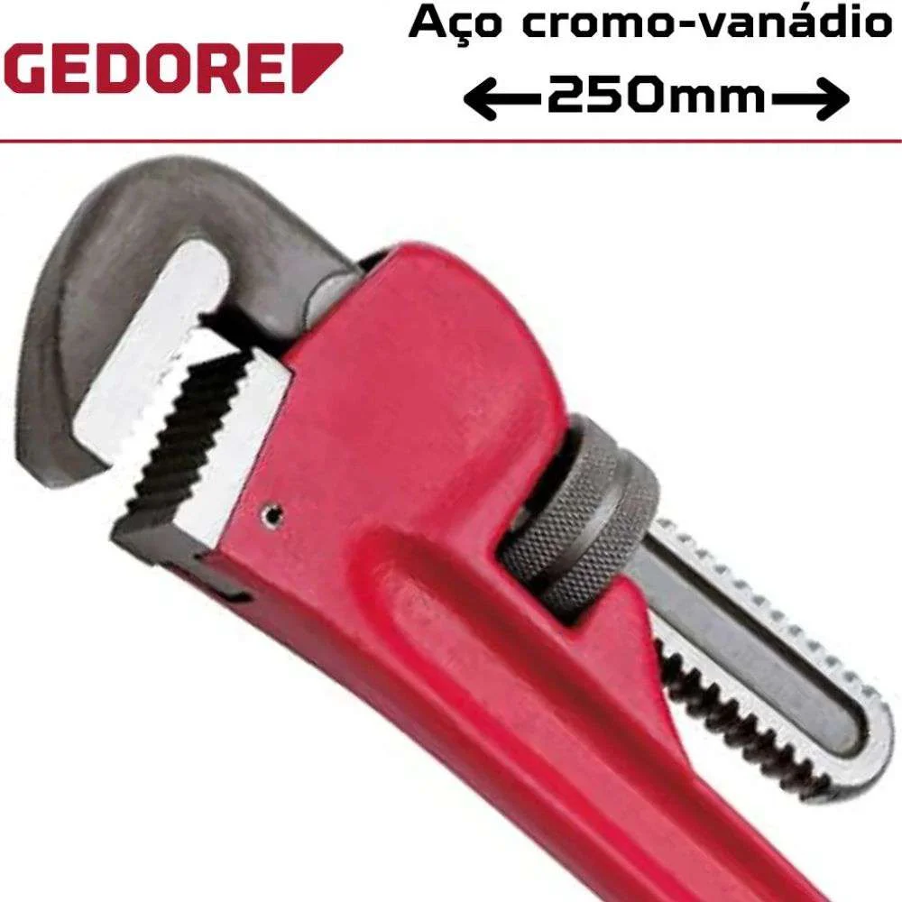 Chave para Tubos 10" R27160009 Gedore