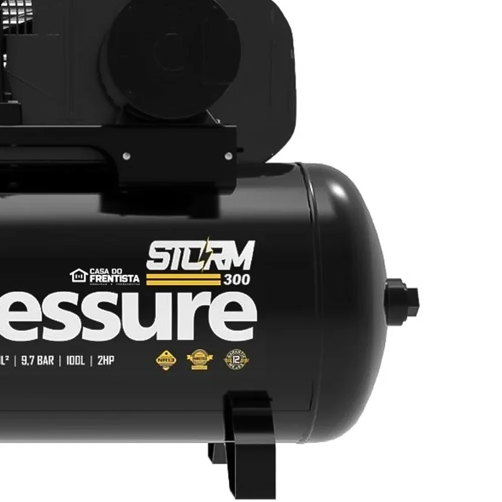 Compressor de Ar 10 Pés 100L Mono 110/220 Storm 300 Pressure