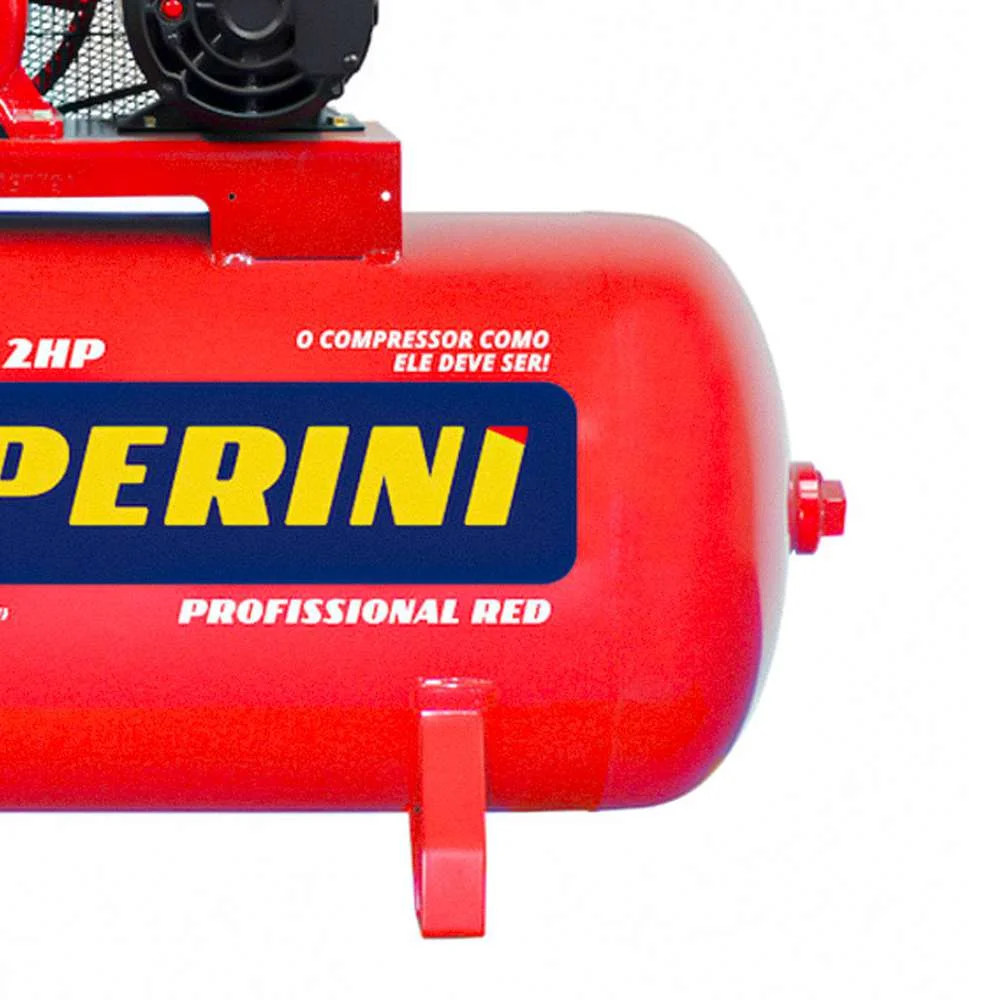 Compressor de Ar 10 Pés 110L 2Hp Monofásico 110/220V Chiaperini