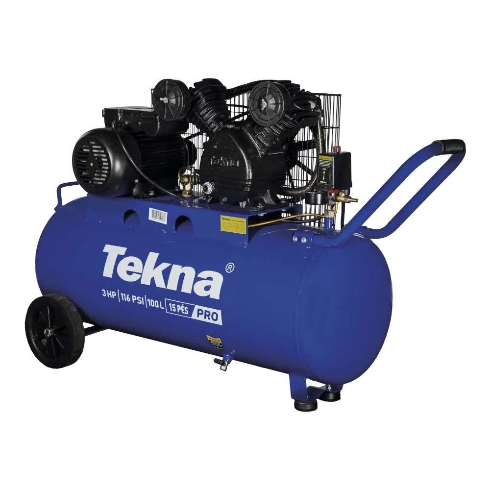 Compressor de Ar 15 Pés 100L Cp150100P-2 Tekna