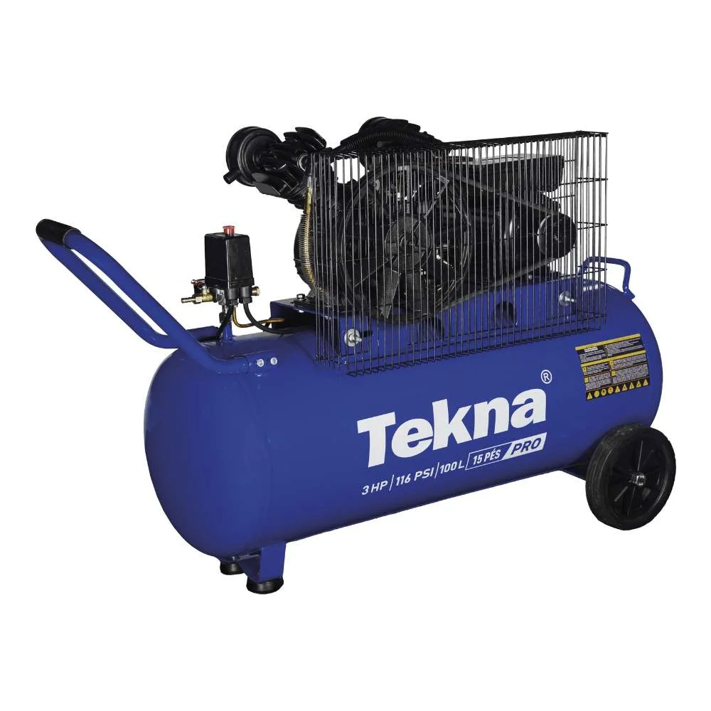 Compressor de Ar 15 Pés 100L Cp150100P-2 Tekna