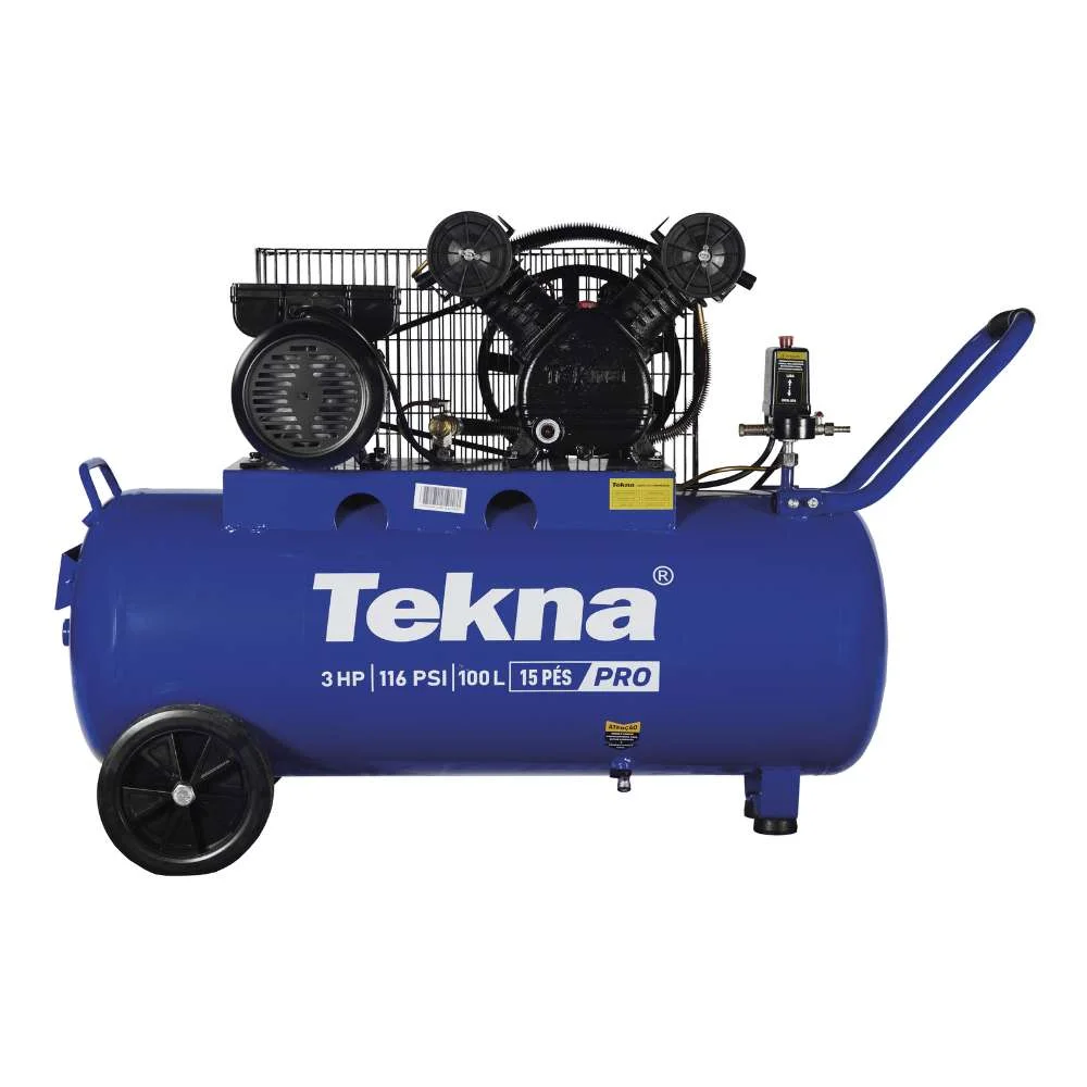 Compressor de Ar 15 Pés 100L Cp150100P-2 Tekna