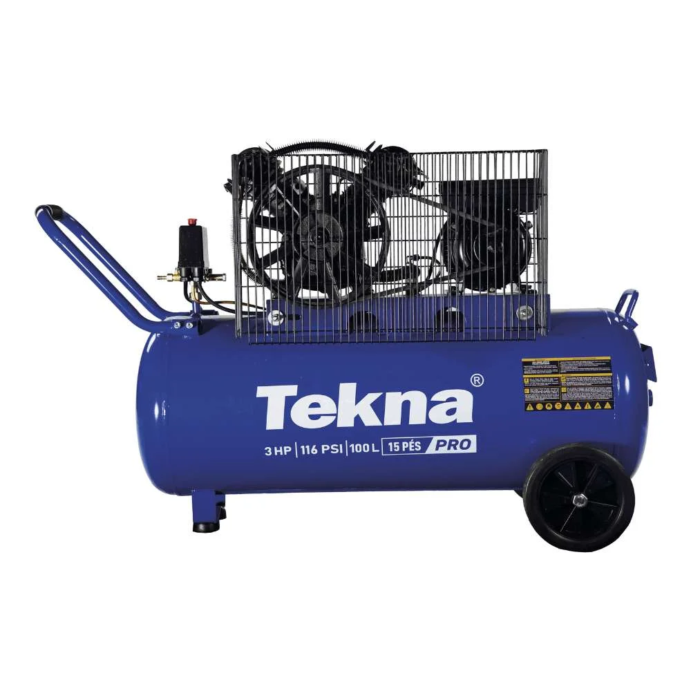 Compressor de Ar 15 Pés 100L Cp150100P-2 Tekna