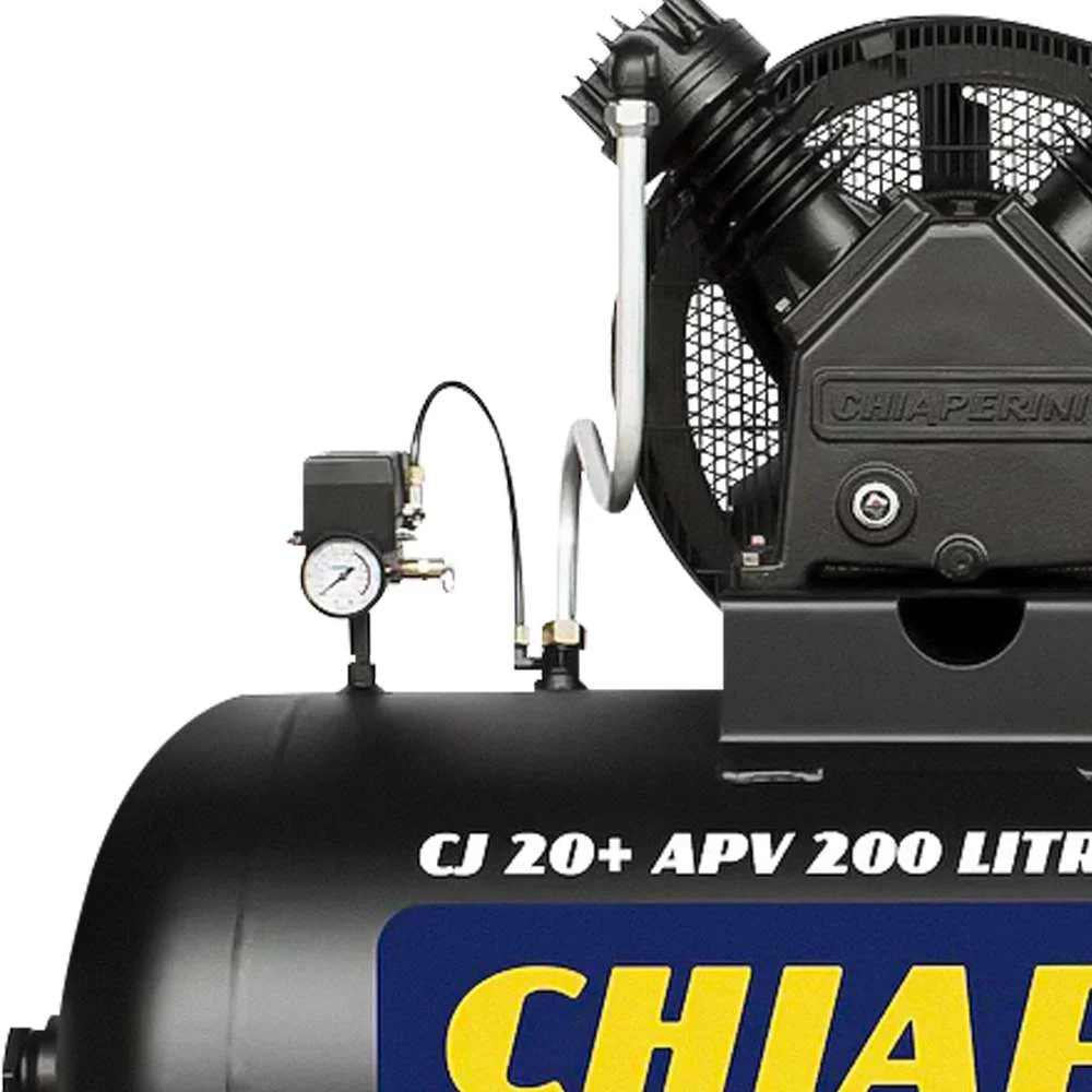 Compressor de Ar 20 Pés 200L 175Psi Chiaperini 220/380V Trifásico