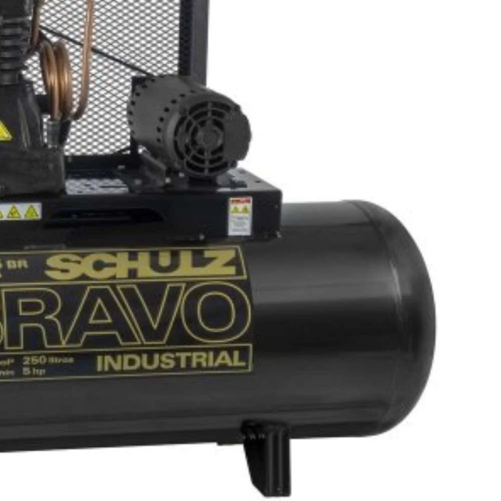 Compressor de Ar 20 Pés 5 Hp 250L 220V Schulz