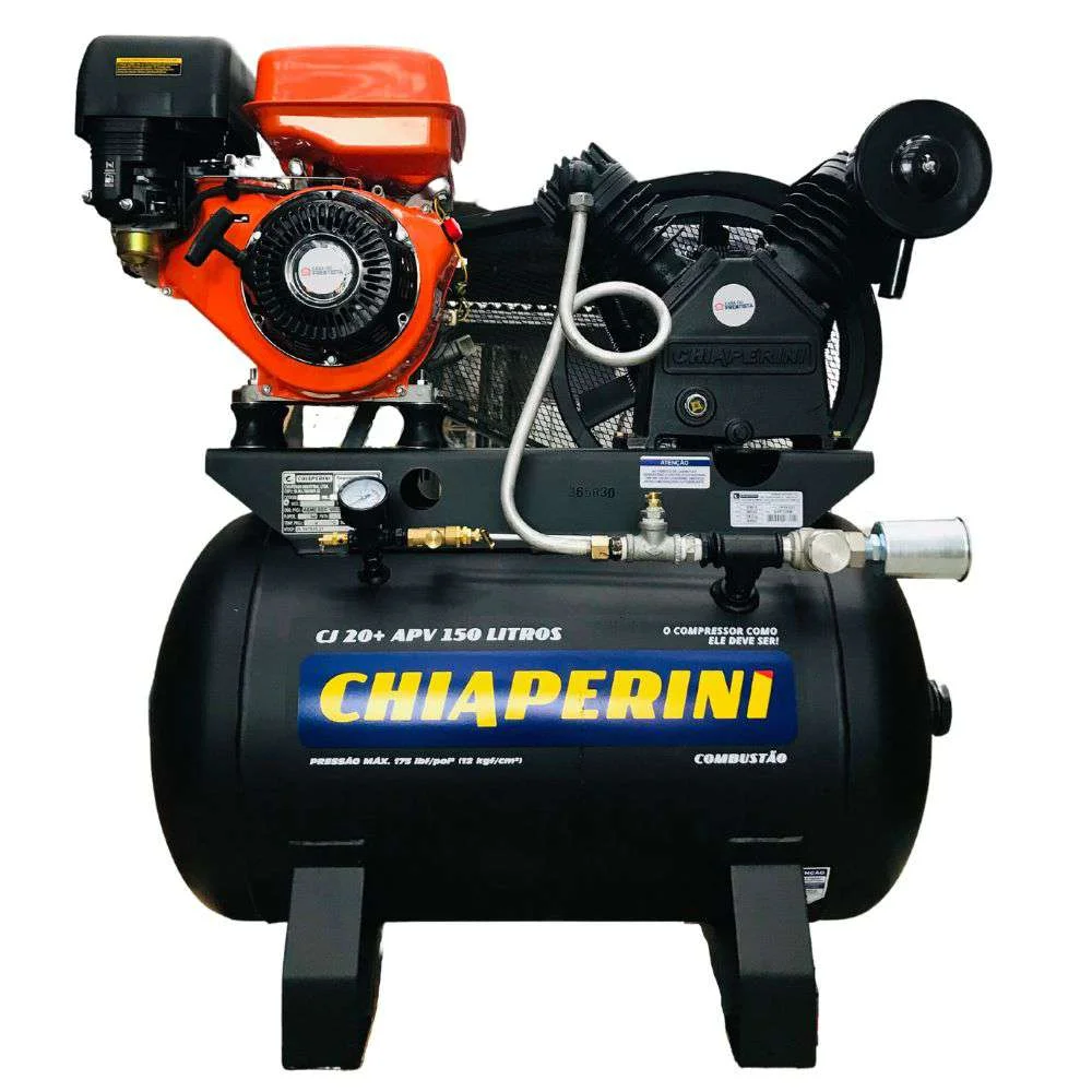 Compressor de Ar 20 Pés À Gasolina 175Psi 150L 9Hp Chiaperini