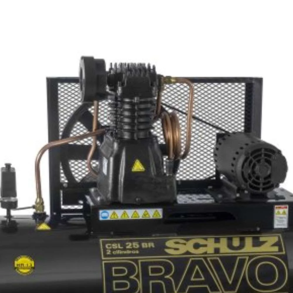 Compressor de Ar 25 Pés 5 Hp 250L 220V Schulz