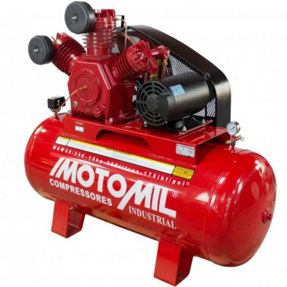 Compressor de Ar 40 Pés 10Hp 350L Mawv-40/350 Motomil 380V