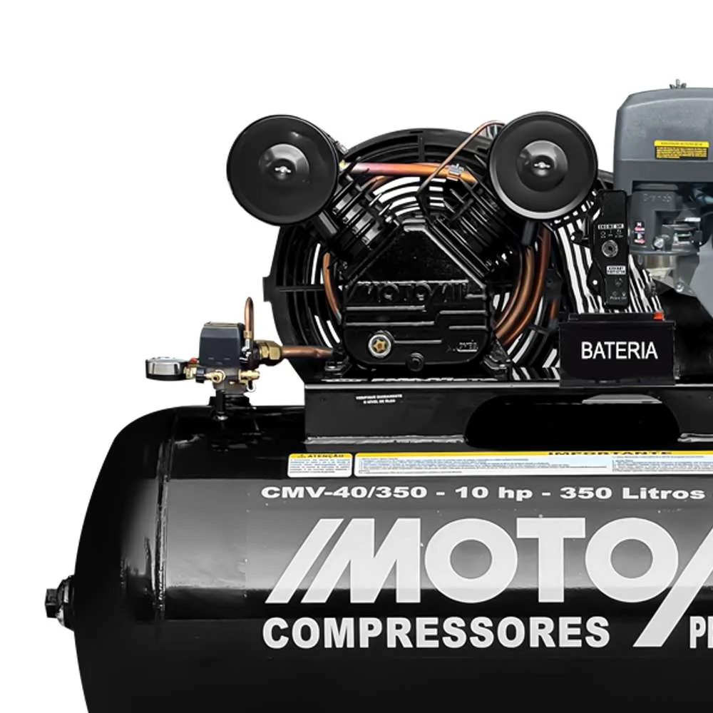 Compressor de Ar 40 Pés 350L a Gasolina 15Cv Motomil