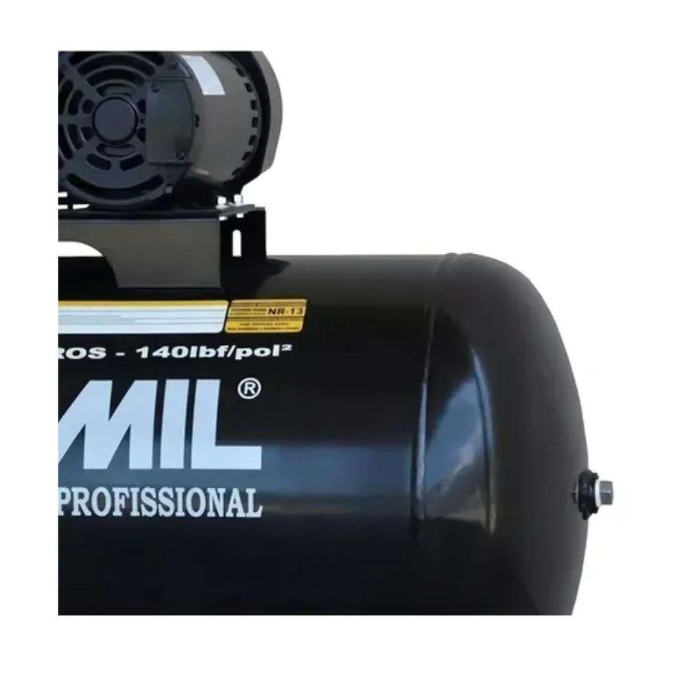 Compressor de Ar Cmw-15/175 3Hp Monofásico 175L Motomil