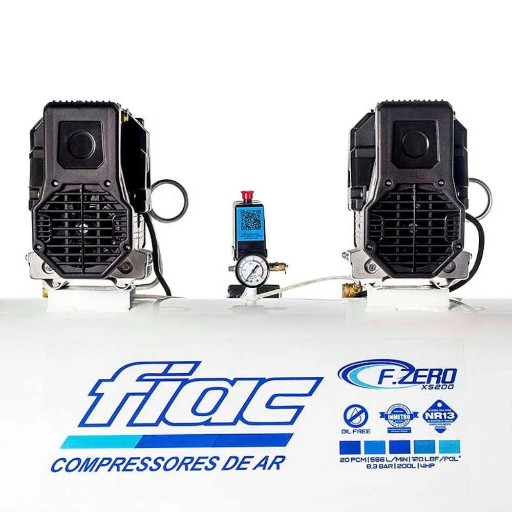 Compressor de Ar Odontológico 20 Pés Isento de Óleo 120Psi 200L 220V