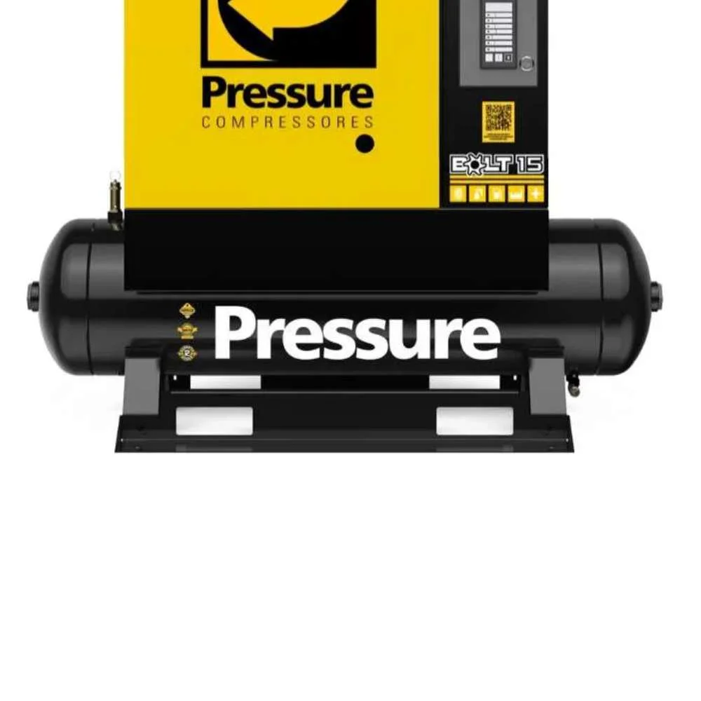 Compressor de Ar Parafuso 15Hp 9,1Bar 265L 220V Bolt Pressure