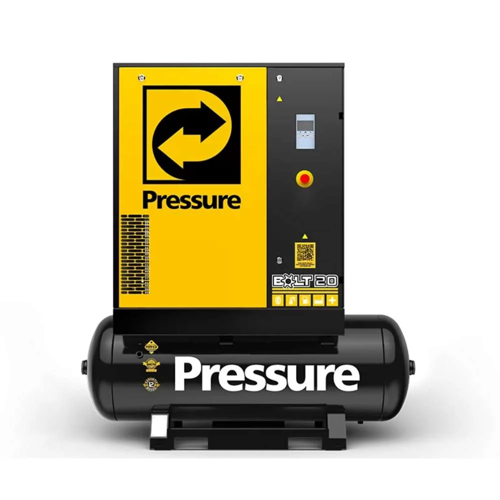 Compressor de Ar Parafuso 20Hp 9,1Bar 100L 220V Bolt Pressure