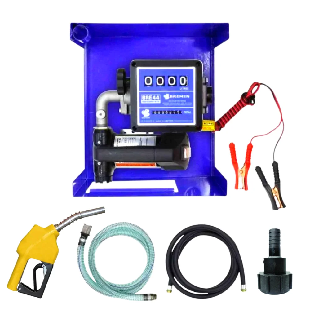 Kit de Abastecimento para Oleo Diesel 12V 40L/min com Bico Automático