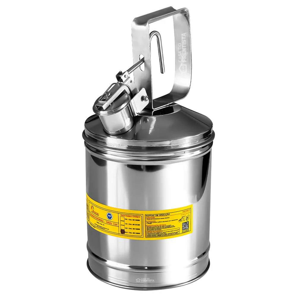 Container de Segurança R1-5L P/ Despejo Anti Explosão Redentor