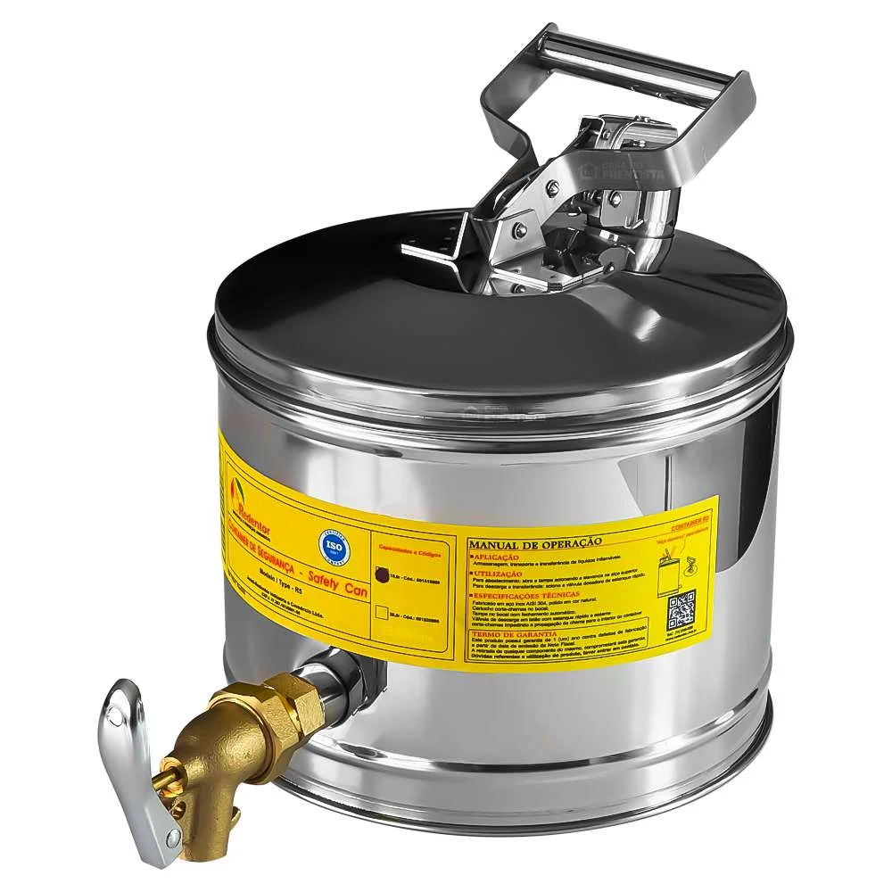 Container de Segurança R5-10L P/ Despejo Anti Explosão Redentor
