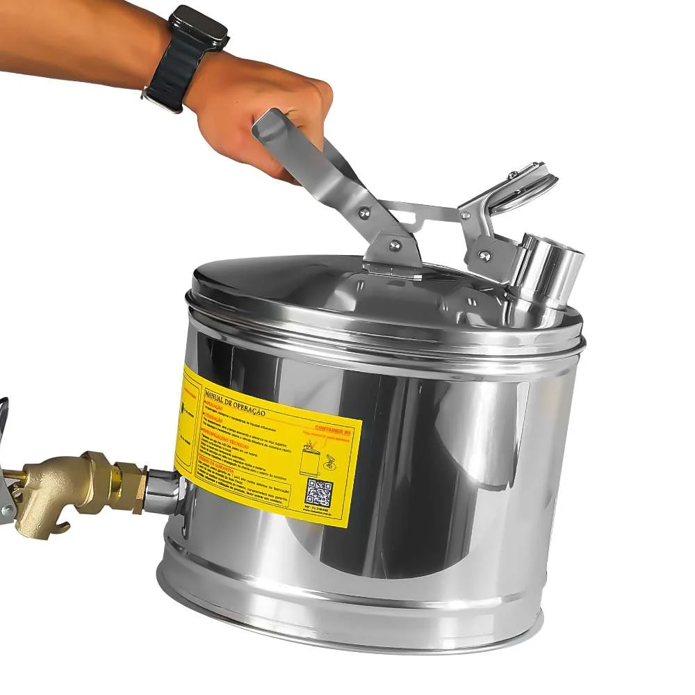 Container de Segurança R5-10L P/ Despejo Anti Explosão Redentor