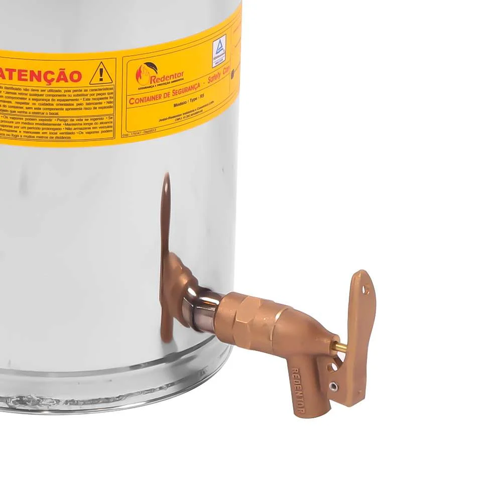 Container de Segurança R5-5L P/ Despejo Anti Explosão Redentor