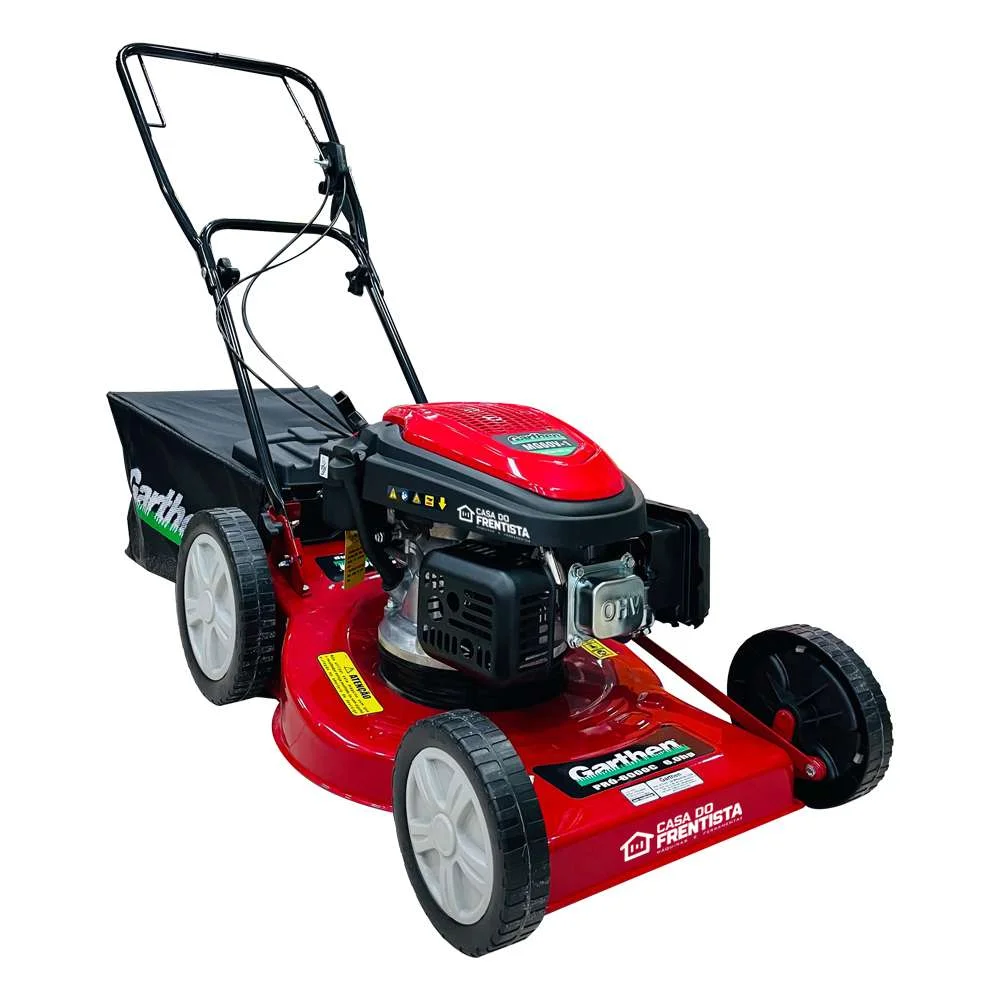 Cortador de Grama Garthen 6Hp 4T Gr 6000C com Recolhedor a Gasolina