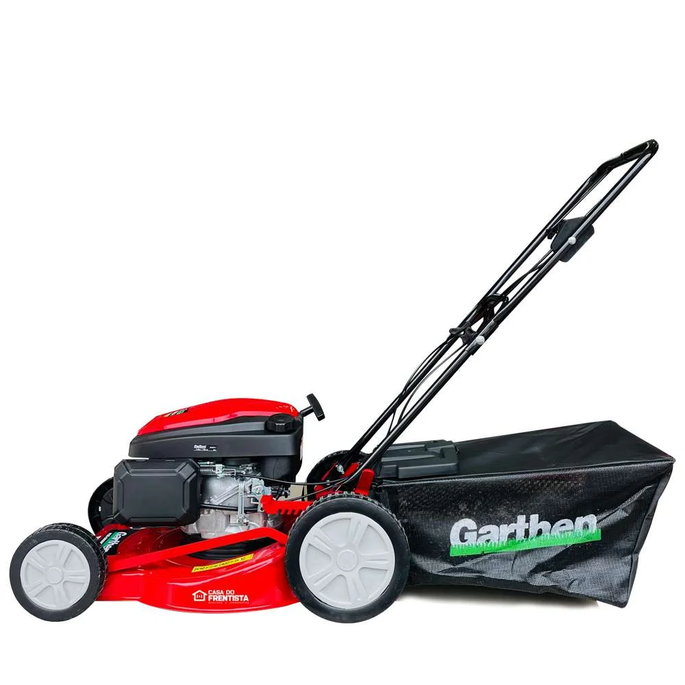 Cortador de Grama Garthen 6Hp 4T Gr 6000C com Recolhedor a Gasolina