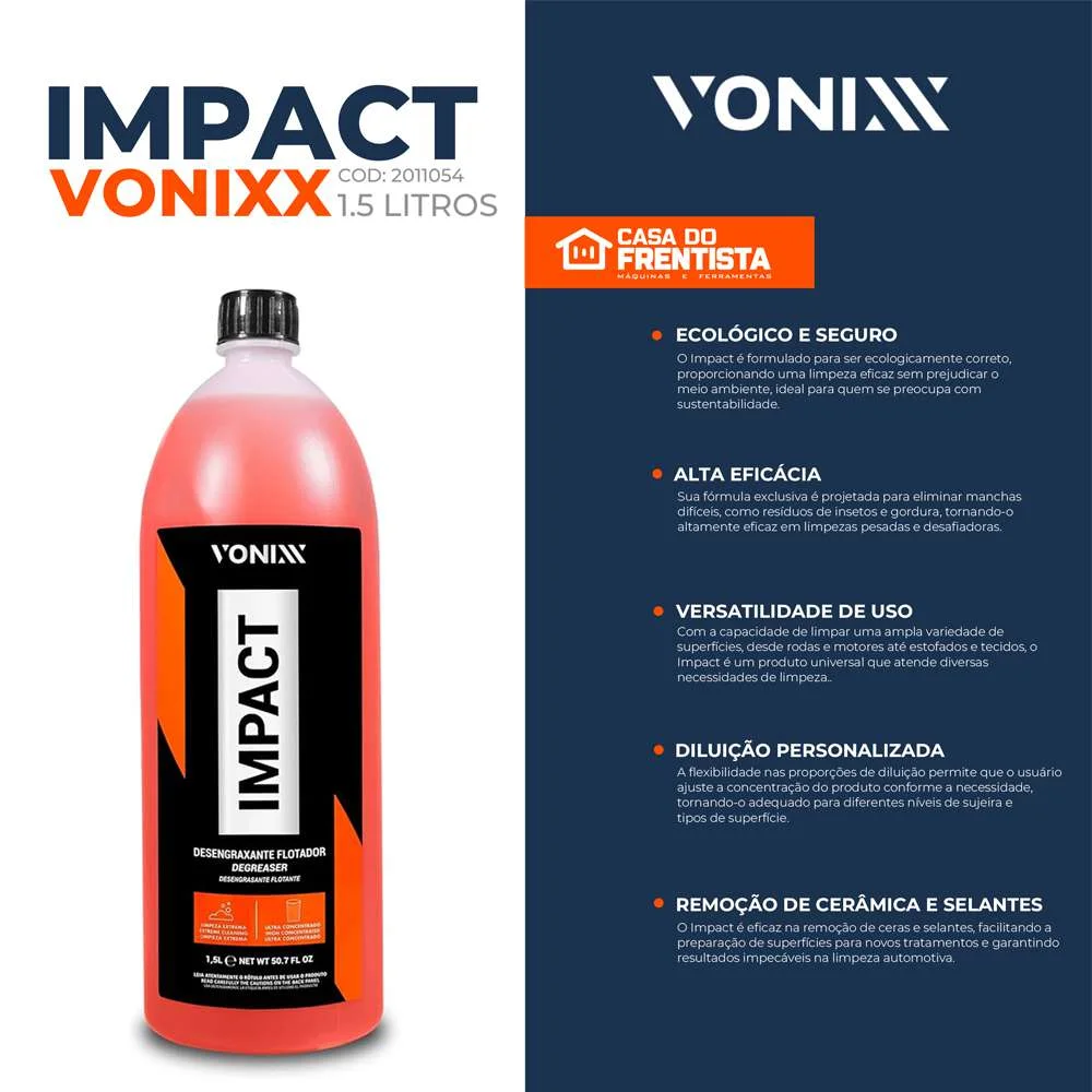 Desengraxante para Motor Impact 1,5L Vonixx