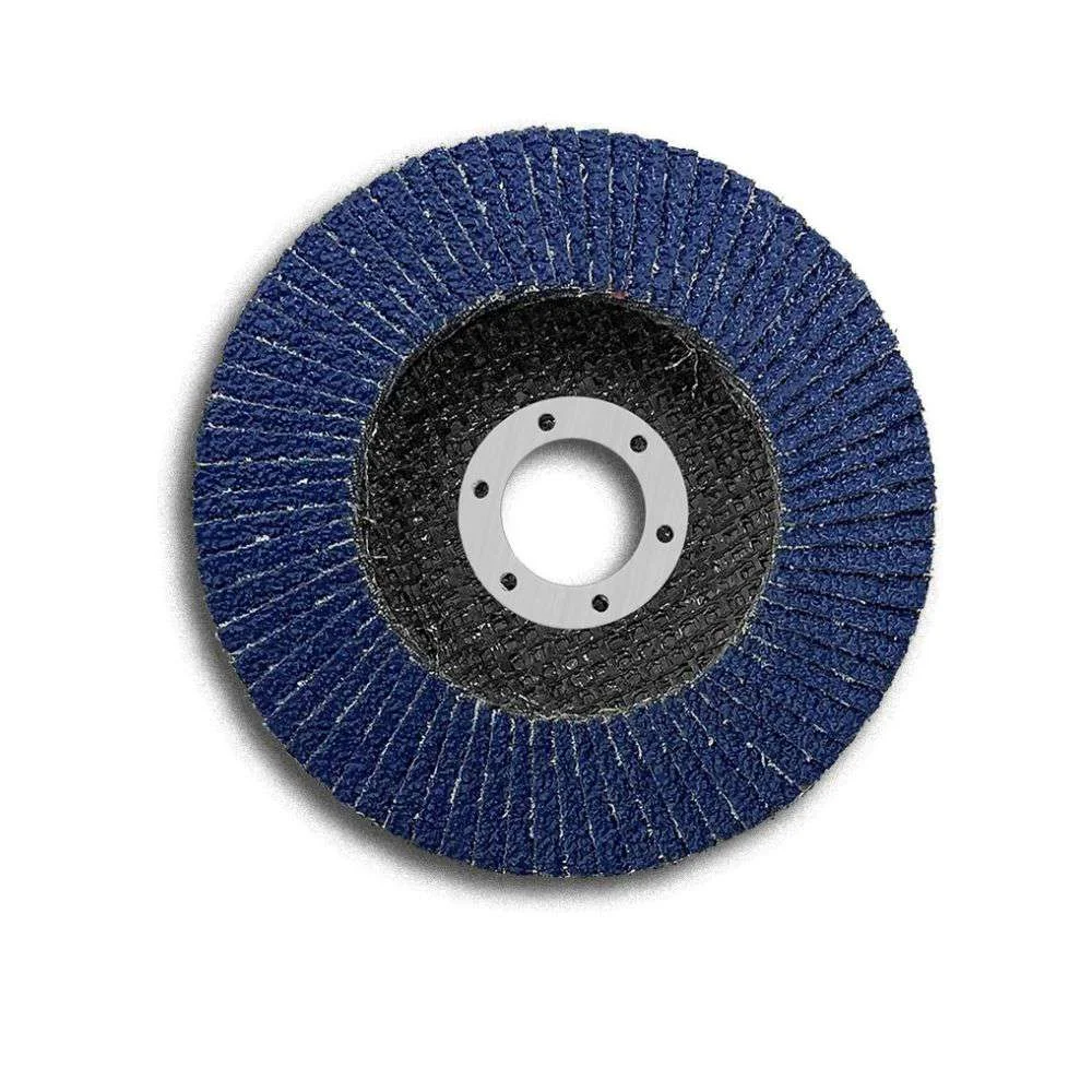 Disco de Desbaste Flap Zircônio 4.1/2 G60 Azul Galzer