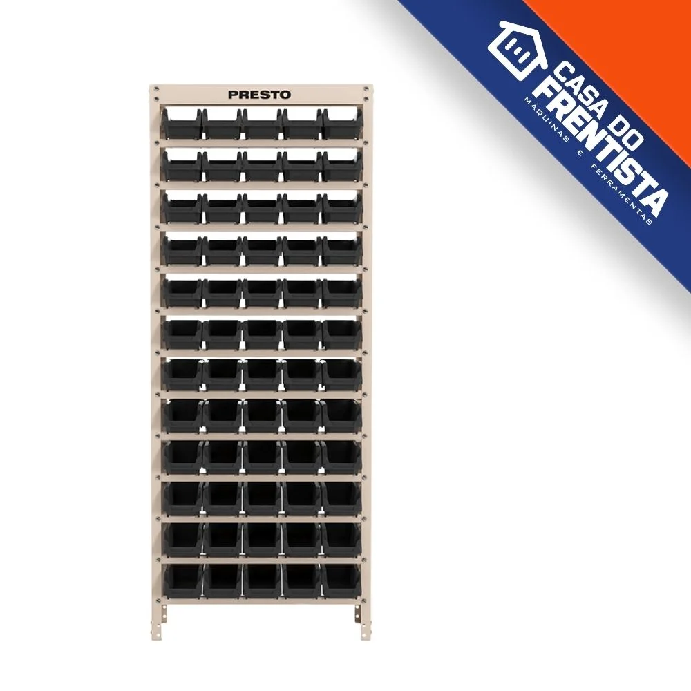 Estante Organizadora em Aço C/60 Gavetas Presto