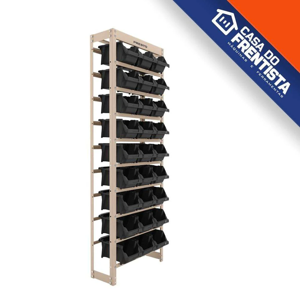 Estante Organizadora em Aço com 27 Gavetas 93009 Presto