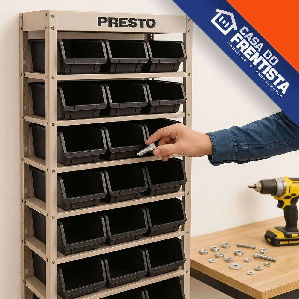 Estante Organizadora em Aço com 27 Gavetas 93009 Presto