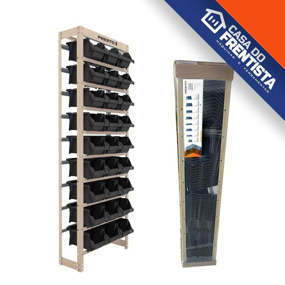Estante Organizadora em Aço com 27 Gavetas 93009 Presto