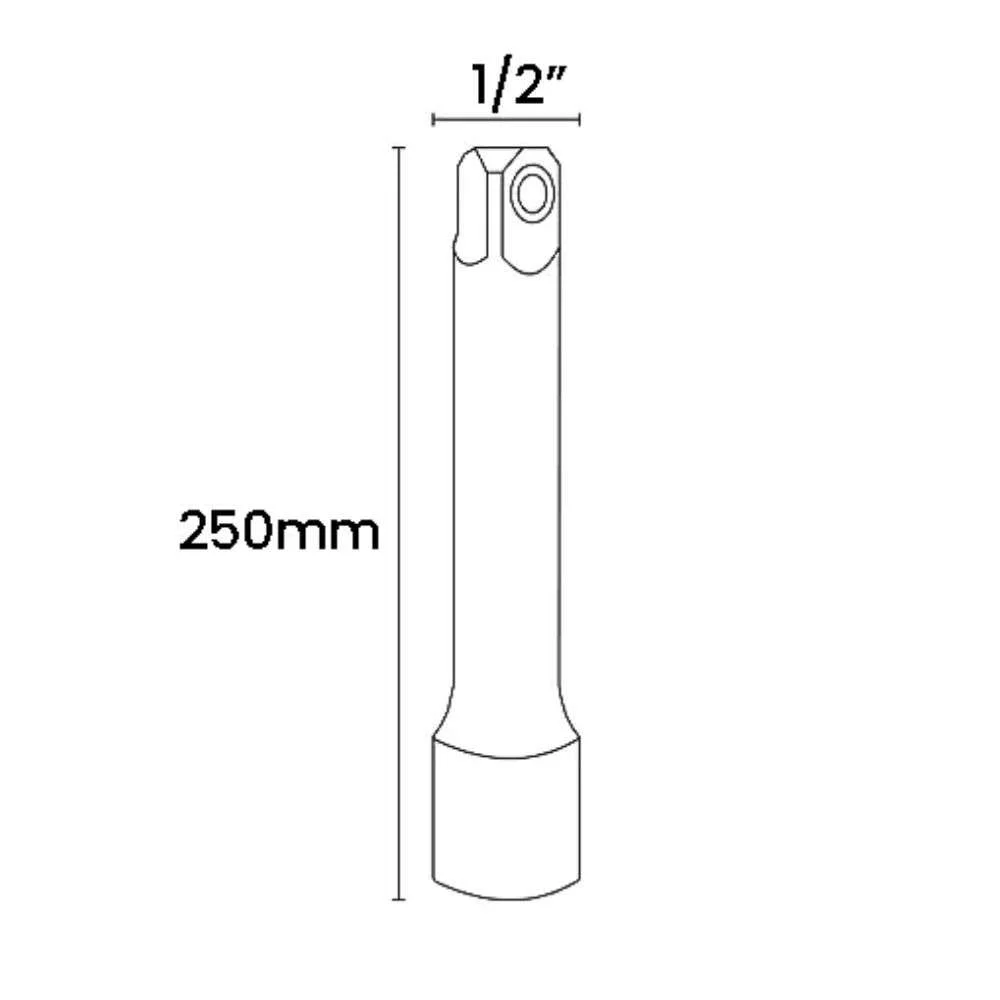 Extensão Manual 1/2" X 250Mm Vip Industrial