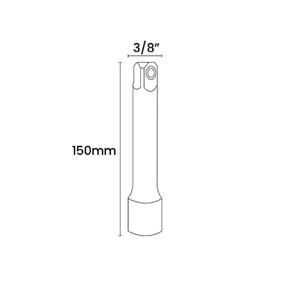Extensão Manual 3/8" X 150Mm Vip Industrial