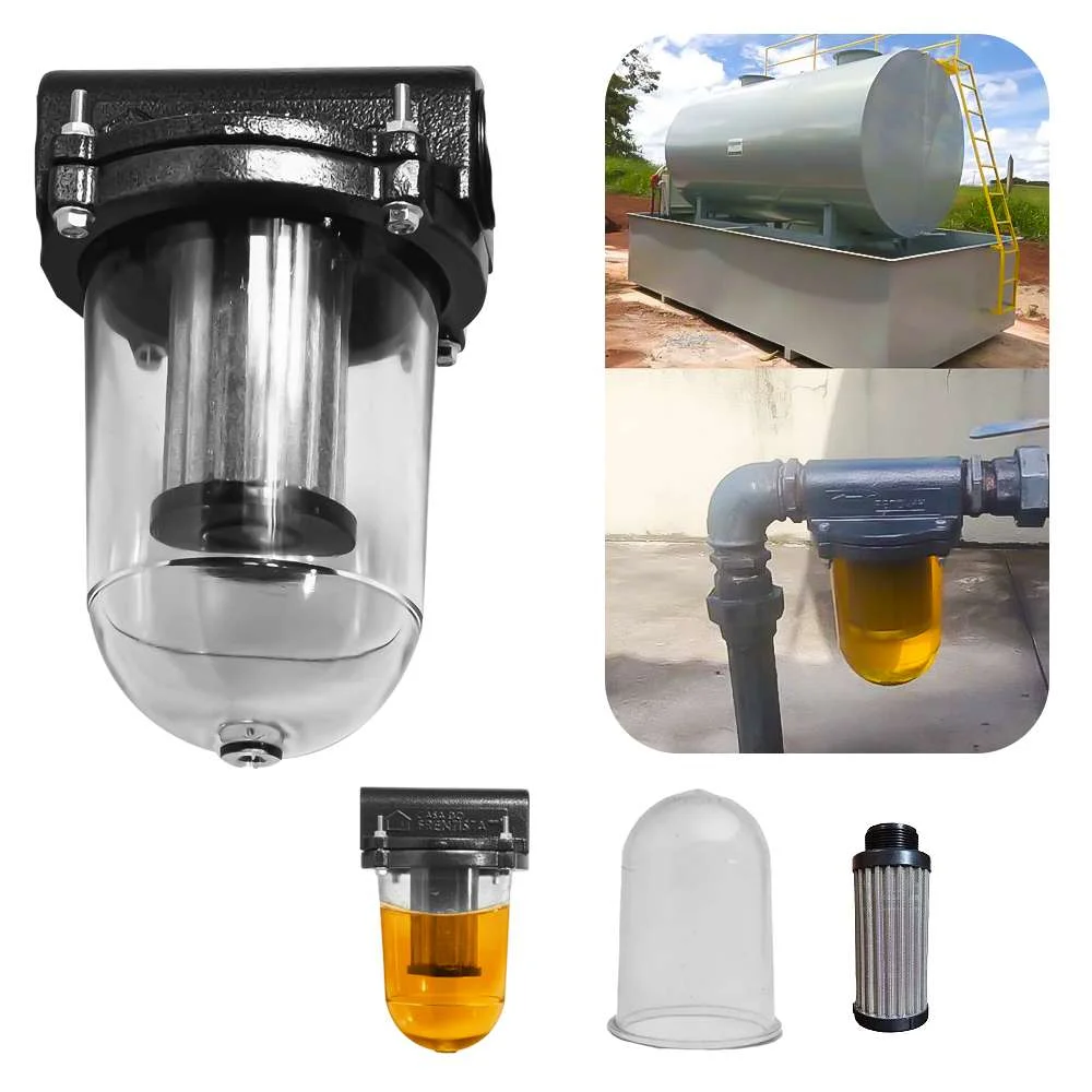 Bomba de Abastecimento de Diesel 40L/min 12V 155W + Filtro de Brinde