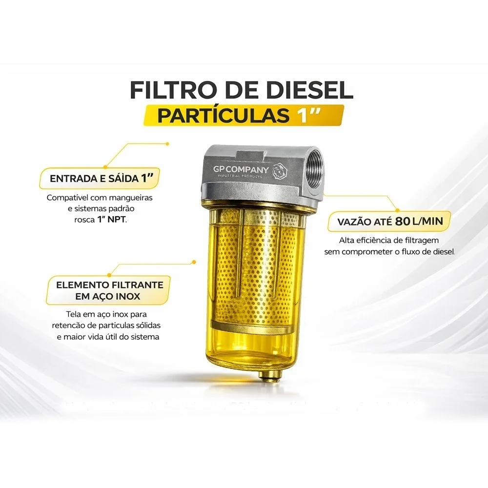 Filtro de Diesel 1 para Filtragem de Partículas Gp Company