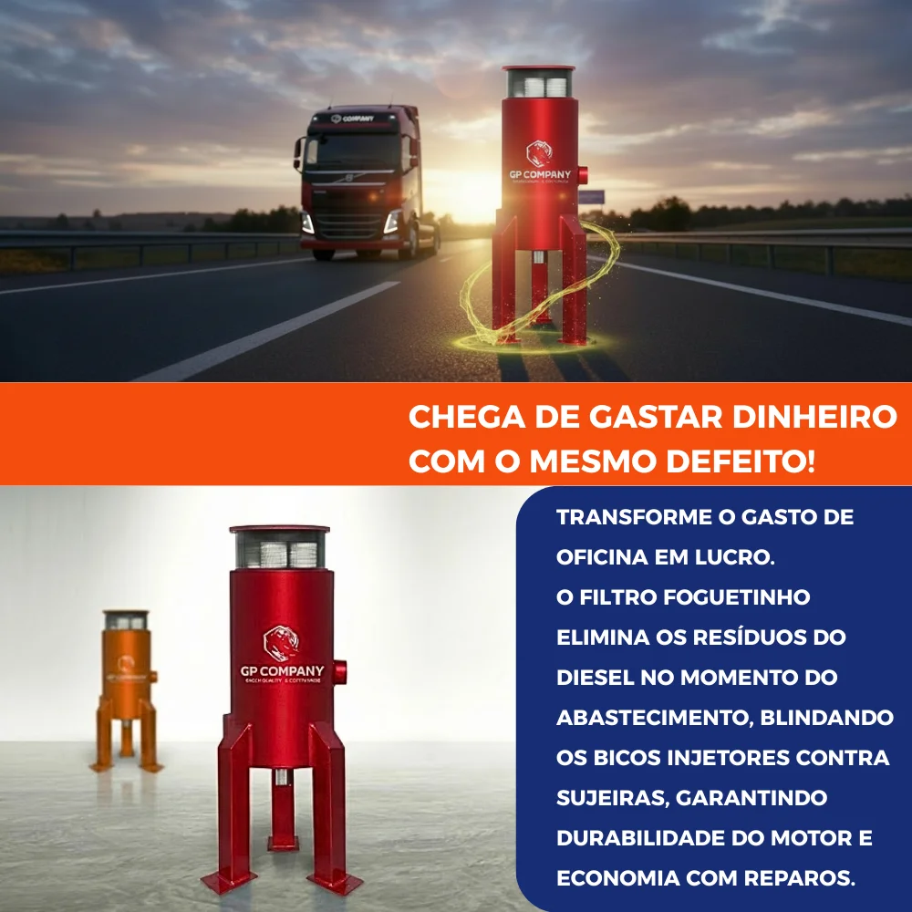 Filtro Foguetinho Desidratador Vermelho 80 L/Min Gp Company