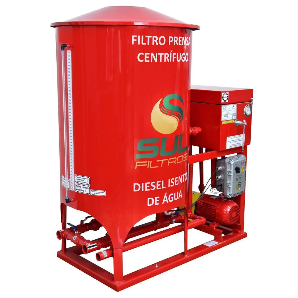 Filtro Prensa Centrífugo para Diesel de 4.800Lpm Ate 30.000Lpm