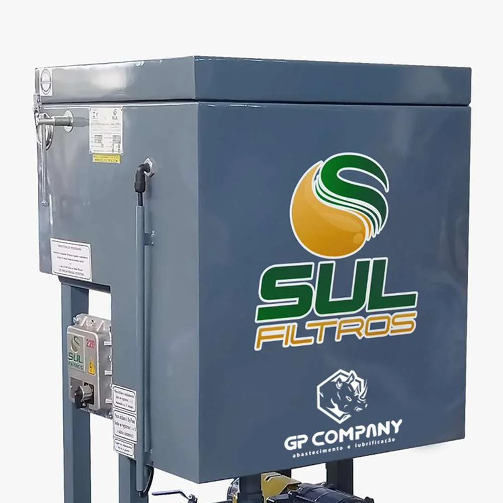 Filtro Prensa para Óleo Diesel Reservatorio 150 Lts Vazao 4800 Litros Hora