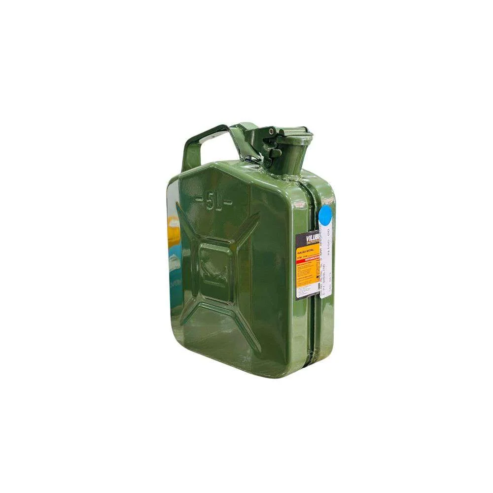 Galão de Metal para Gasolina 5L 0.6Mm Bremen 6613