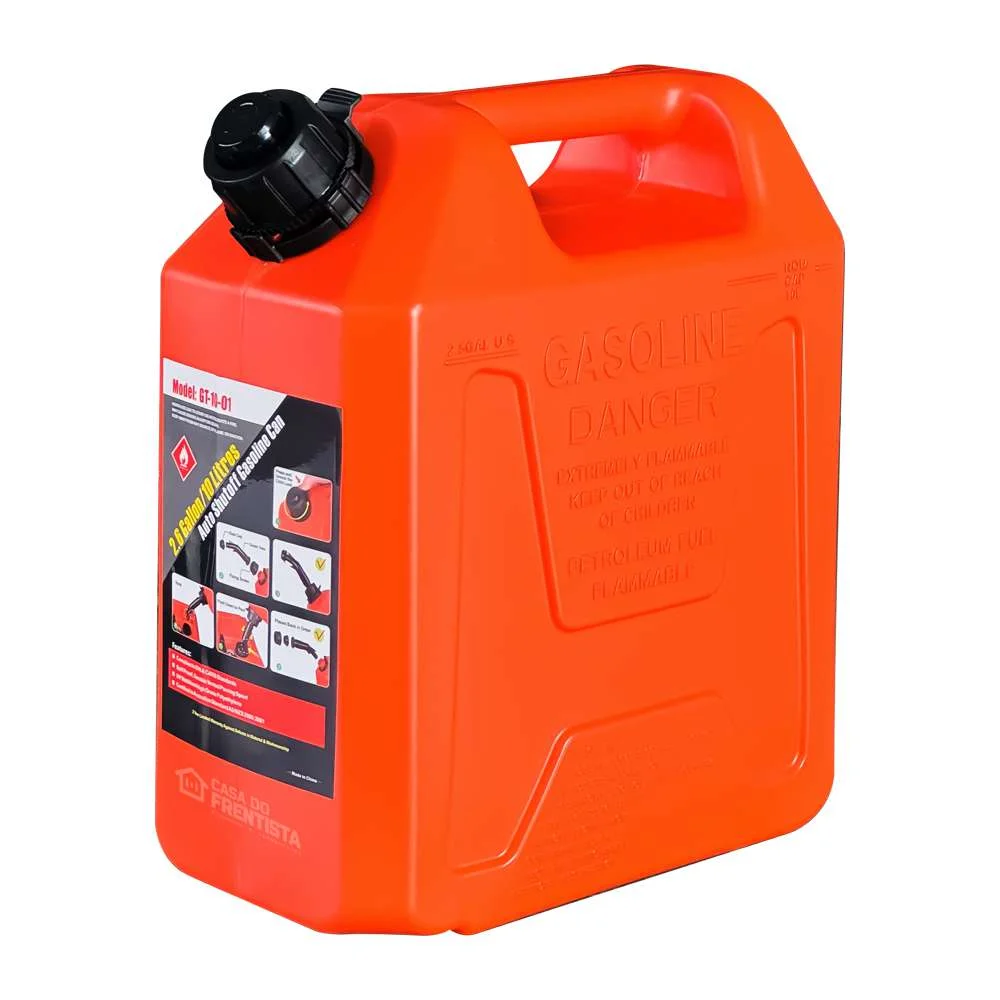 Galão para Gasolina 10L Vermelho Bremen