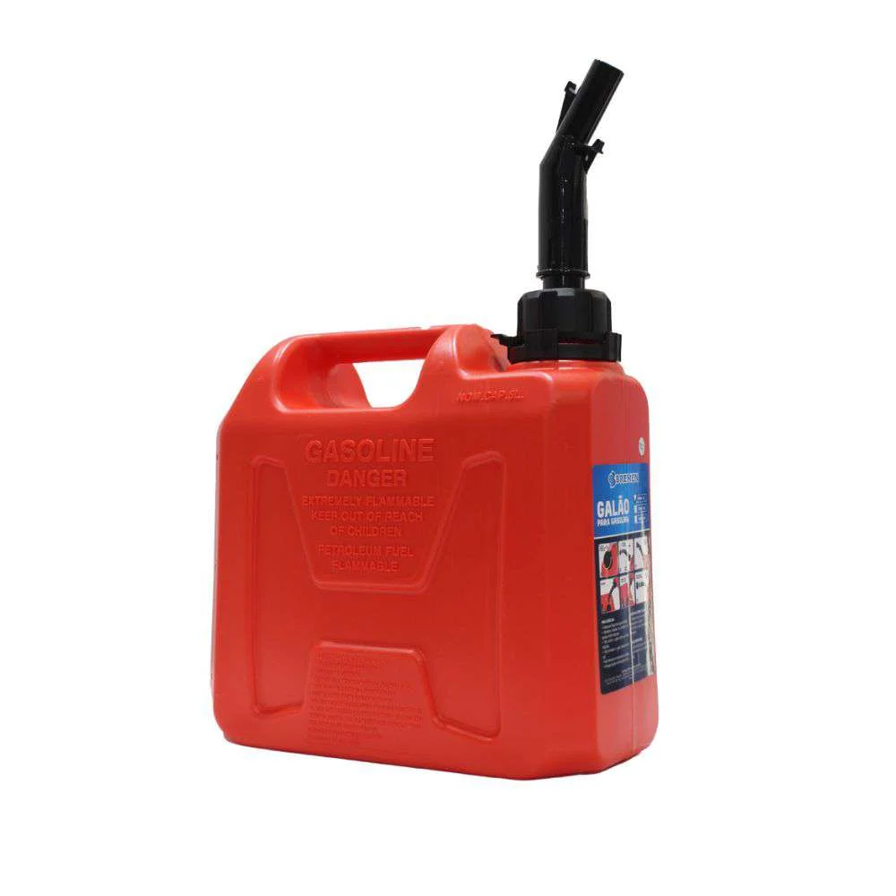 Galão para Gasolina 5L Vermelho Bremen
