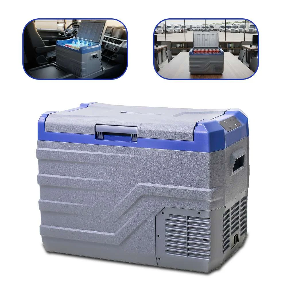Geladeira Portátil 40L Azul 12/24V para Caminhão Rotta376