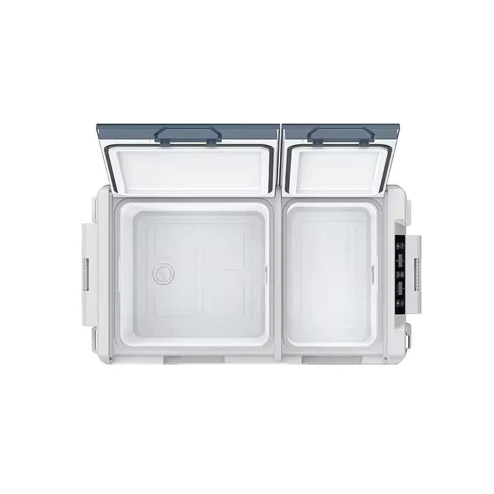 Geladeira Portátil B60 60L 12/24V Caminhão 2 Portas com Rodas Rotta376