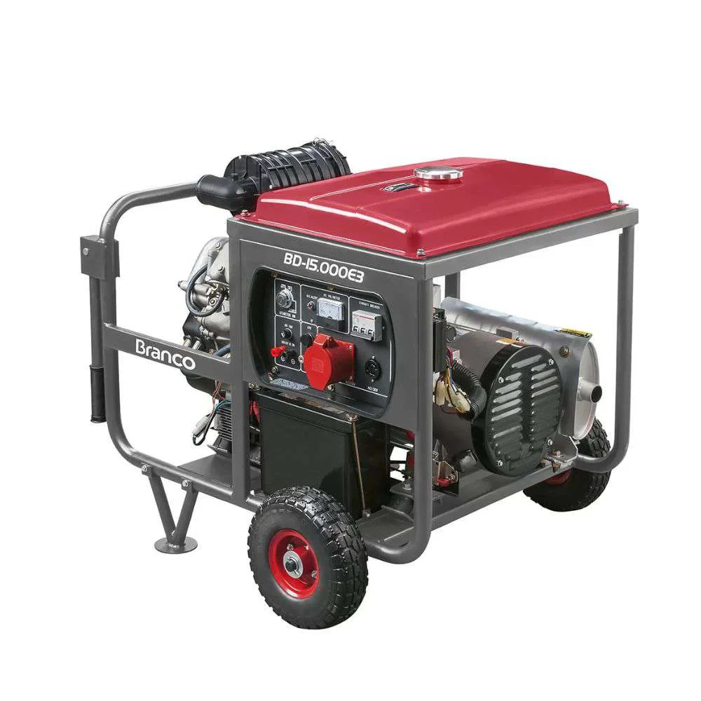 Gerador a Diesel 22,0Cv 14 Kva Partida Eletrica Bd 15000 E3 Branco