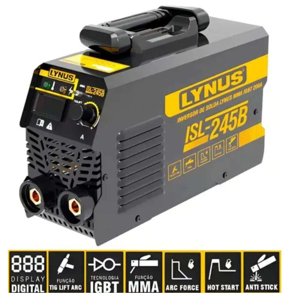 Inversor de Solda Mma/Tig 200A Bivolt Lynus