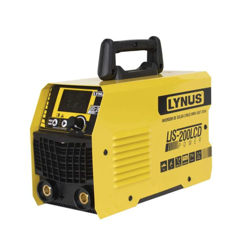 Inversora de Solda 120A Mma Tig Lift Lis-200Lcd Lynus