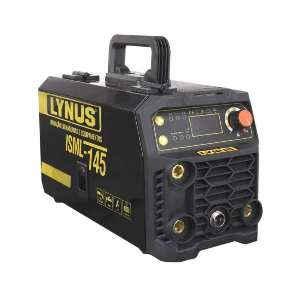 Inversora de Solda 145A Mig/Mma/Tig Bivolt Lynus