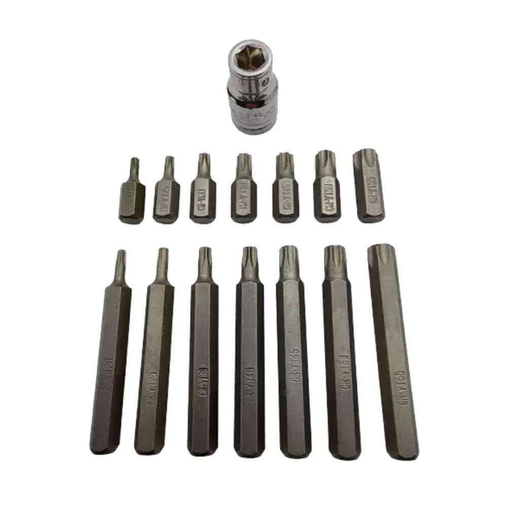 Jg de Bits Torx T20 a T55 10Mm 15 Pçs Vip